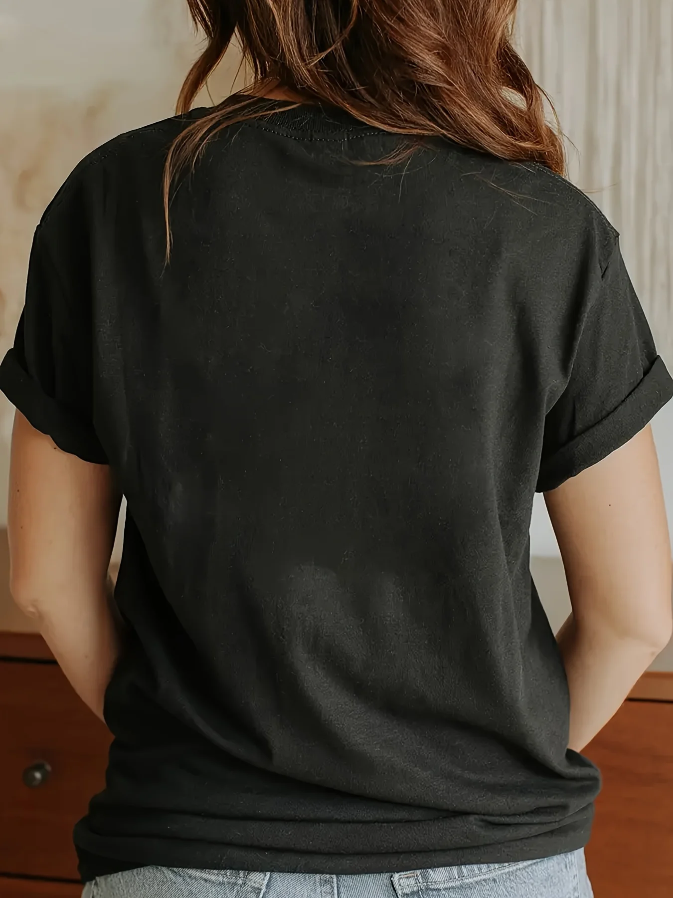 تي شيرت نسائي برسومات "أنا لا أقول أنني أكرهك" - تي شيرت ناعم ومسامي برقبة دائرية وأكمام قصيرة لملابس الصيف غير الرسمية #3