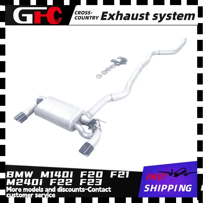 T304 Stainless Steel Electronic Valve Catback Exhaust System For BMW M140i F20 F21 M240i F22 F23 2013-2019 Performance Exhaust