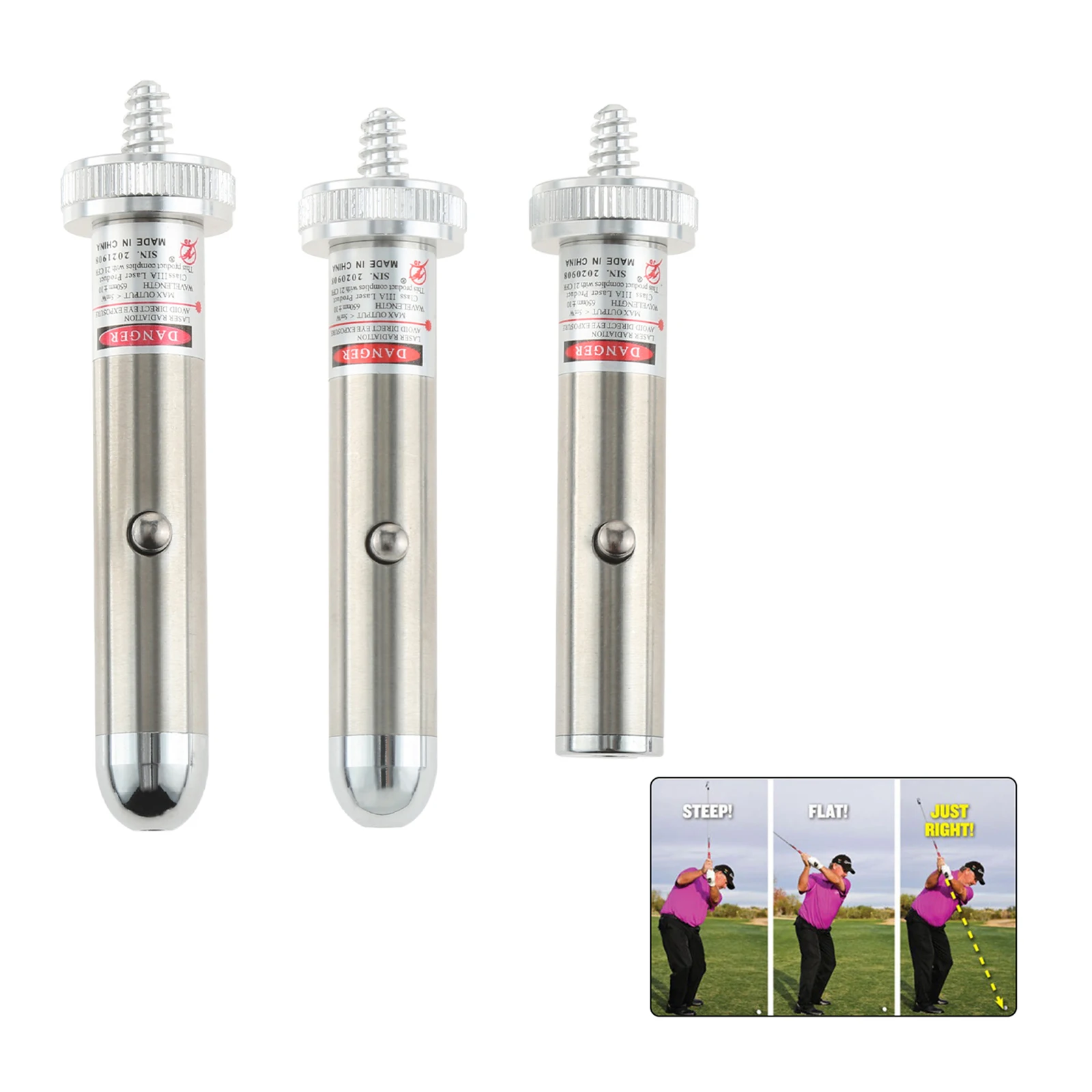 Golf Swing Corrector Laser Plane Trainer Golf Swing-Plane Training Aid Golf Pointer Laser Spot Direction Indoors Outdoor Sports