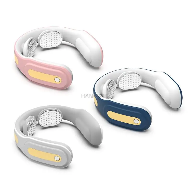 Multi-function remote control multi-shoulder and cervical massager mini electric pulse meridian physiotherapy neck protector