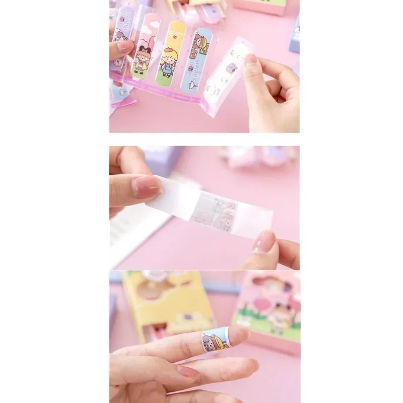 20Pcs Waterproof Breathable Cute Cartoon Adhesive Bandages First Aid Bandaids Emergency Kit Wound Plaster for Kids