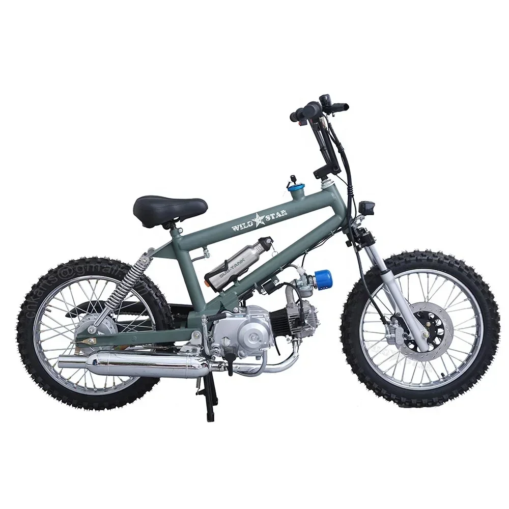 Motocicleta todoterreno de la bici de motor de gas BMX, motor adulto 50cc 110cc 22 ruedas