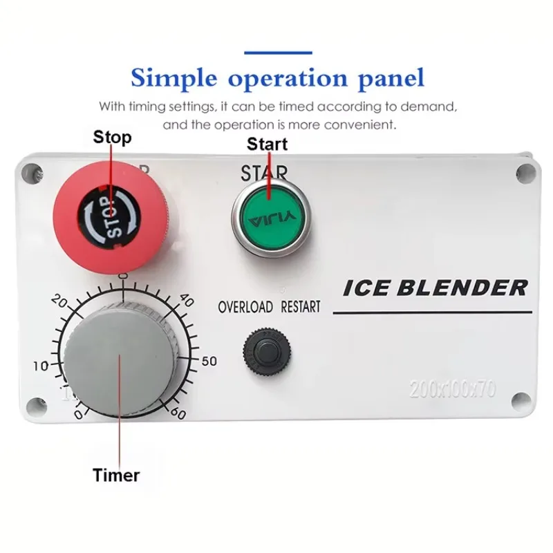 Vendita calda 30L in acciaio inossidabile succo di frutta fresca frullato miscelatore di ghiaccio spremiagrumi macchina frullatore industriale commerciale resistente