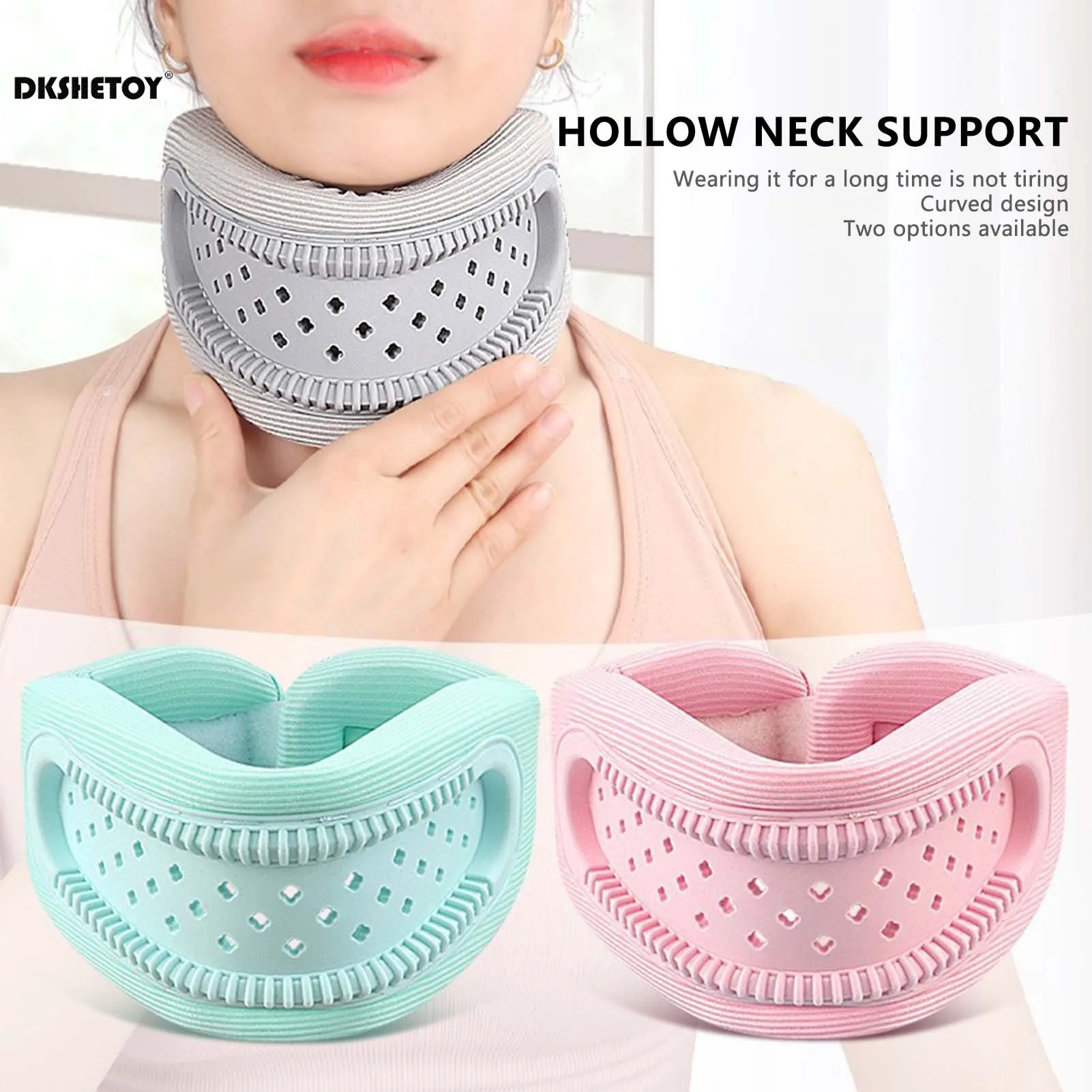 Adjustable Sponge Cervical Neck Braces Protector Relief Neck Pain Support Cervical Collar for After Injury Neck Collar