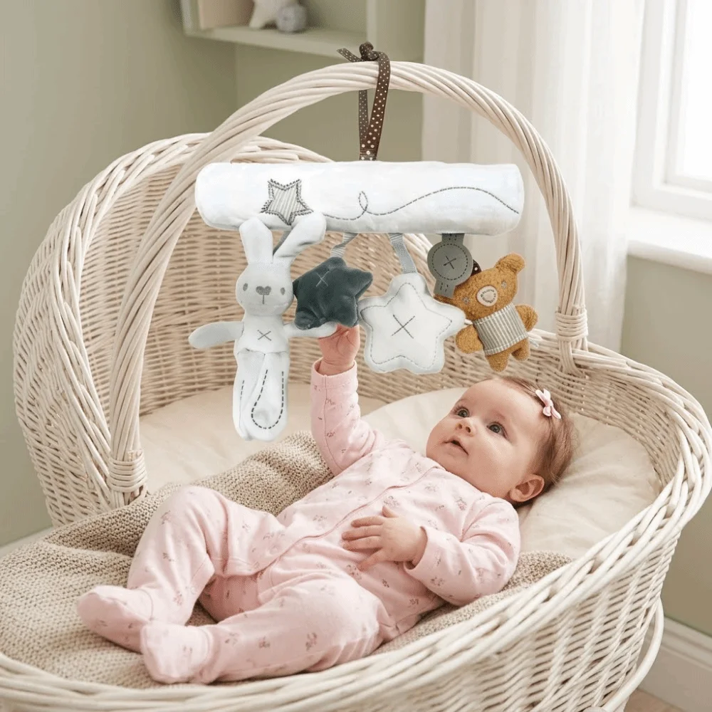 New Soft Hanging Bed Rabbit Multifunctional Cute Rabbit Star Shape Stroller Gift
