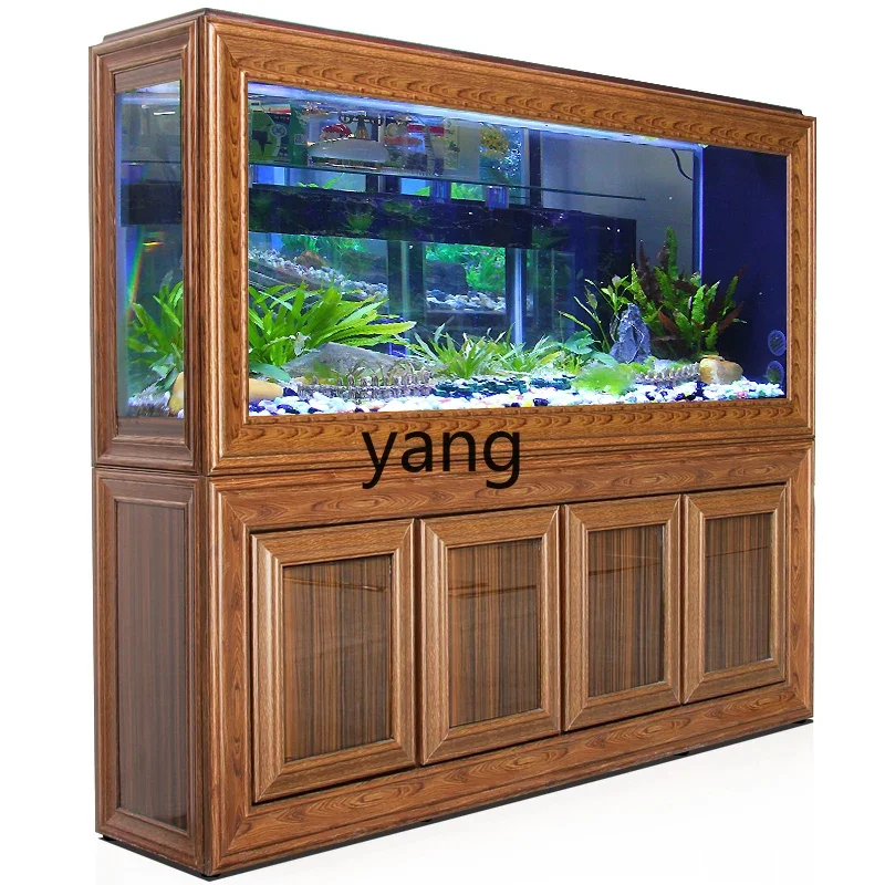 CX Chinese golden dragon fish tank aquarium large living room screen bottom filter 2 meters household