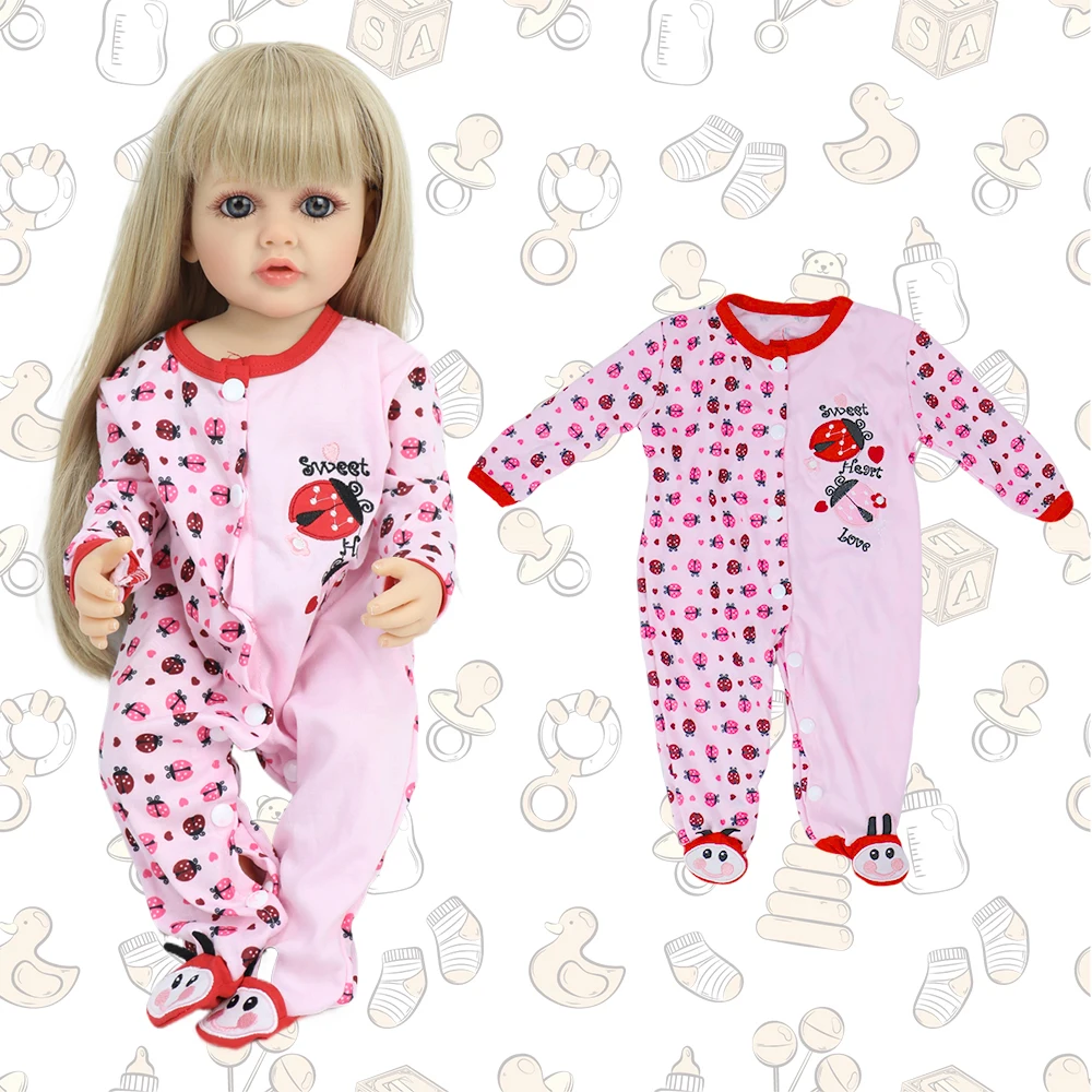 Nouveaux vêtements de poupée costumes adaptés pour 48-50CM bébé poupée 18-20 pouces Reborn bébé poupée vêtements accessoires vêtements costume pour poupée de génération