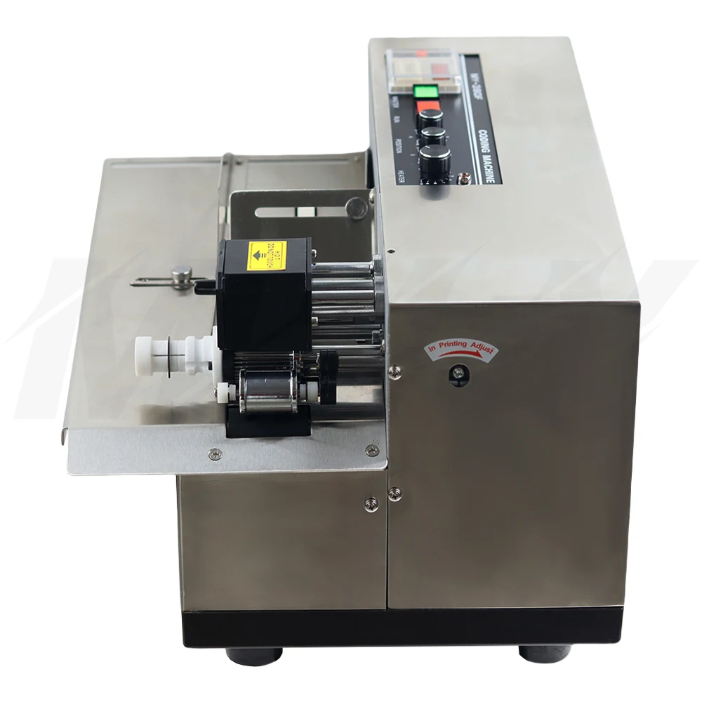 MY-380F Ink Wheel Black Marking Machine，Coil Coding Tool，Solid Ink Code，Digital Continuous Automatic Coding Hardware 110V/220V