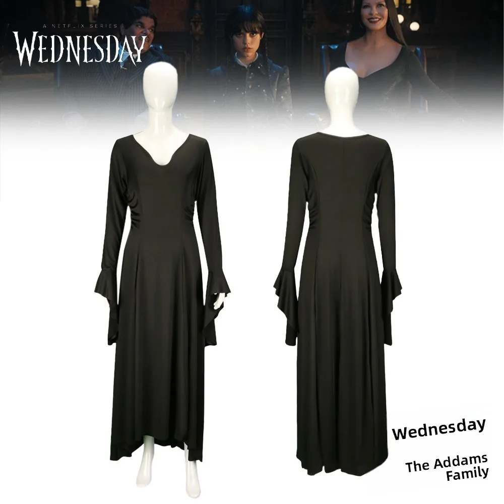 Mercoledì Bla Dr Cos Adams Fly Costume Cosplay Abito da ballo Costume loween Produzione cinese Primavera 2025 Versione