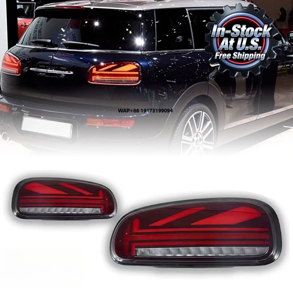 Car Rear Lamp Tail Lamp Accessories Modified LED Tail Light Taillamp for  MINI Clubman F54 2015-2020