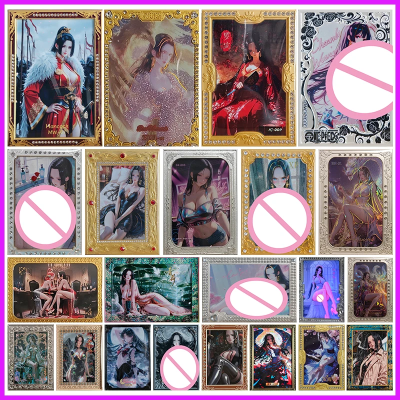 การ์ดสะสมโลหะอนิเมะวันพีซ รุ่นหายาก MW EXA NE XP HJ XJ DR BH BLH BL CAR EW HF OC โบอา แฮนค็อก ของเล่นสำหรับเด็กผู้ชาย ของขวัญวันเกิด