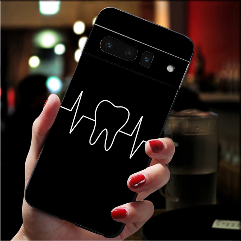 حافظة لهاتف جوجل بيكسل 10 9 برو XL 9A 8 7 6 Pro Pixel 8A 7A 6A Pixel 8 7 6 5 حافظة طبيب الأسنان