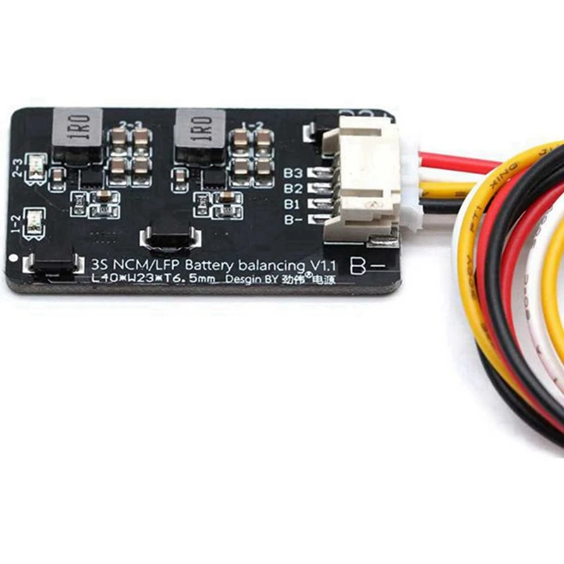 2X BMS 3S modul Equalizer Transfer energi baterai Lithium Li-Ion 1.2A Lifepo4 (3S)