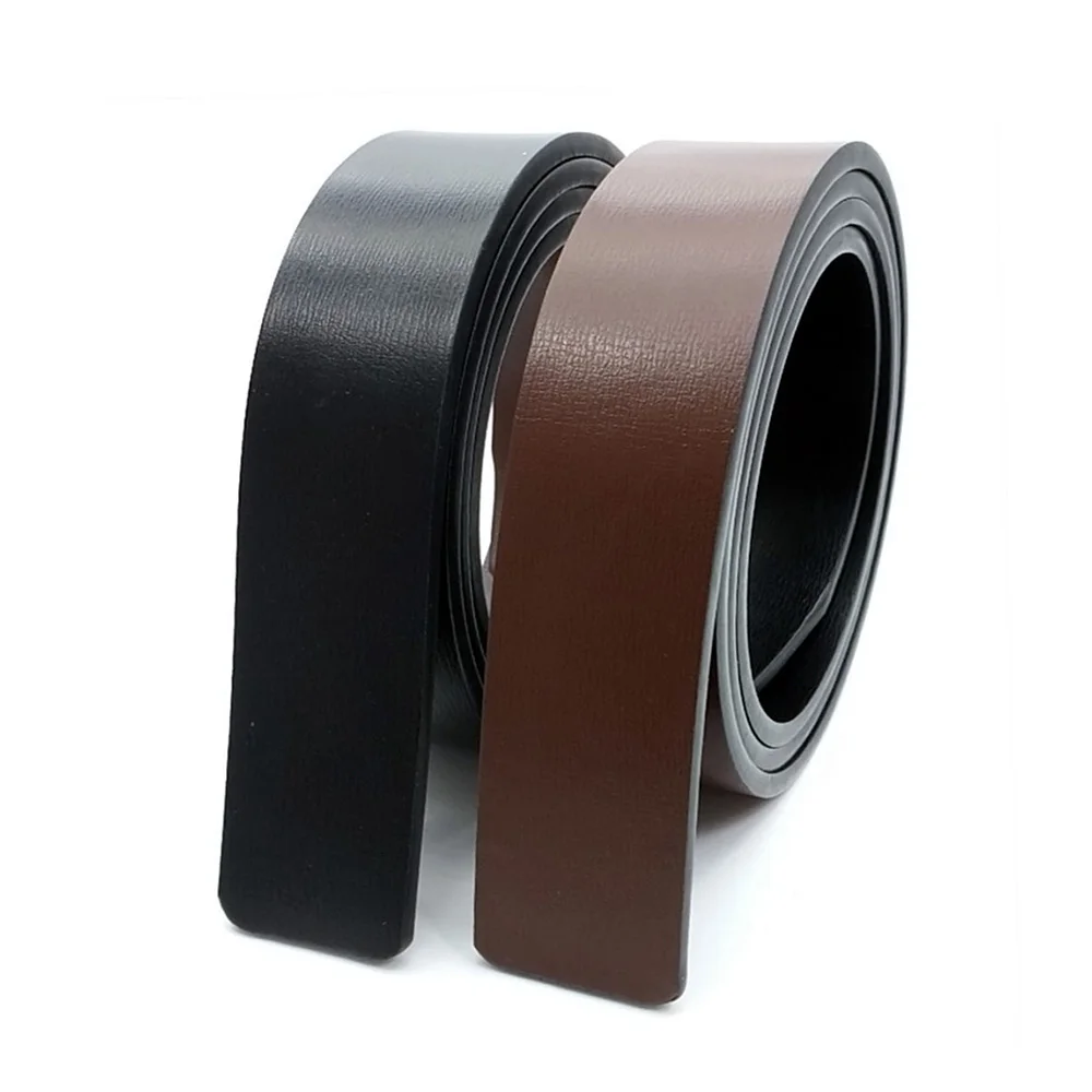 Men's Good Level Quality Genuine Leather Belt Pin Slide Style Soft Belts Strap Only 3.3cm Wide Without Buckles 2022  pasek