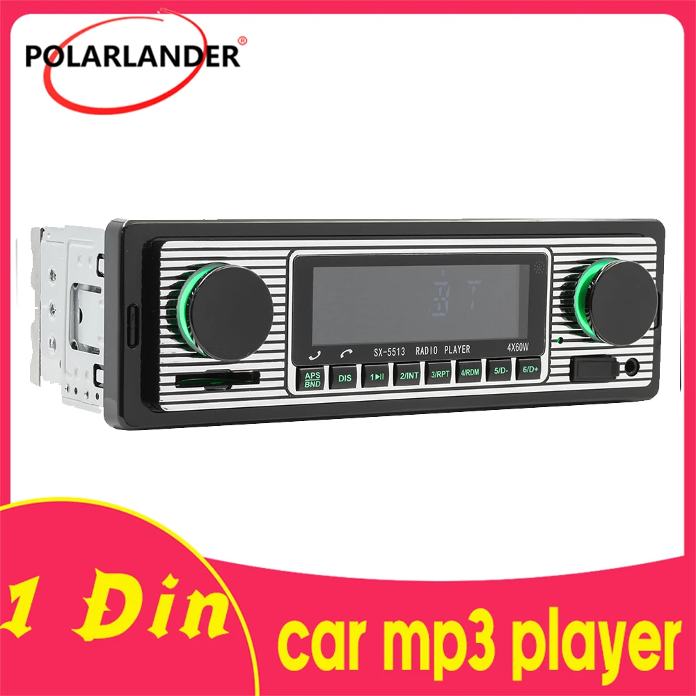 5513 Universal Car Audio MP3 Player 12-24V Power Supply Bluetooth Call FM Radio U Disk Card Machine