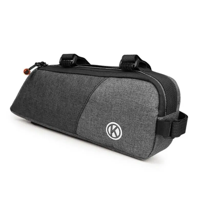 R6FE Треугольная сумка для велосипеда большой вместимости, сумка для передней трубки на велосипедную раму, водонепроницаемая для