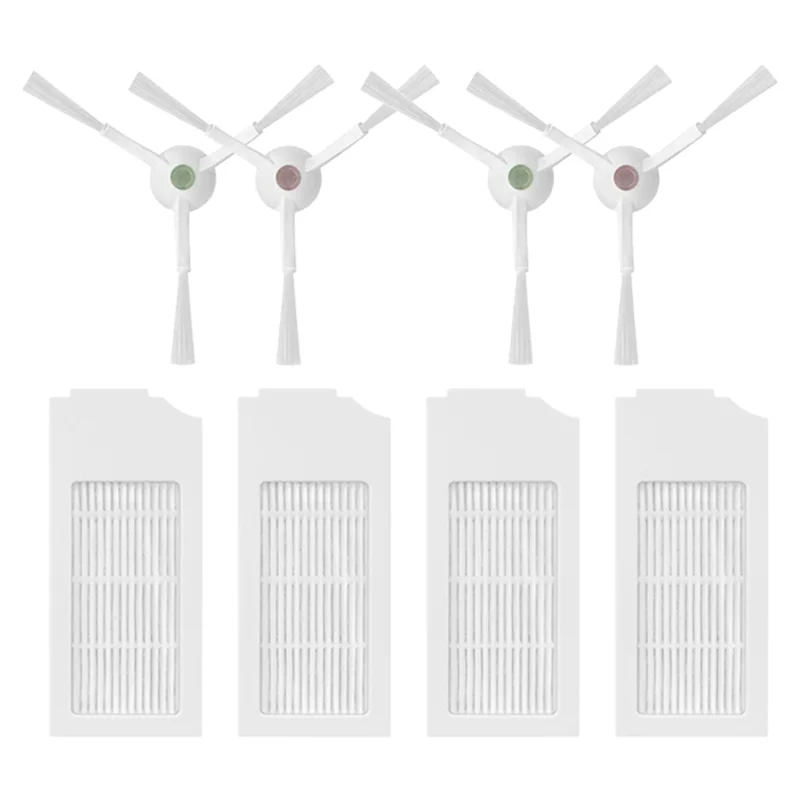 【HAND TOOL】2X Replacement For Ecovacs Deebot T10/T10 TURBO Robot Vacuum Cleaner Spare Parts Accessories Side Brush Hepa Filter