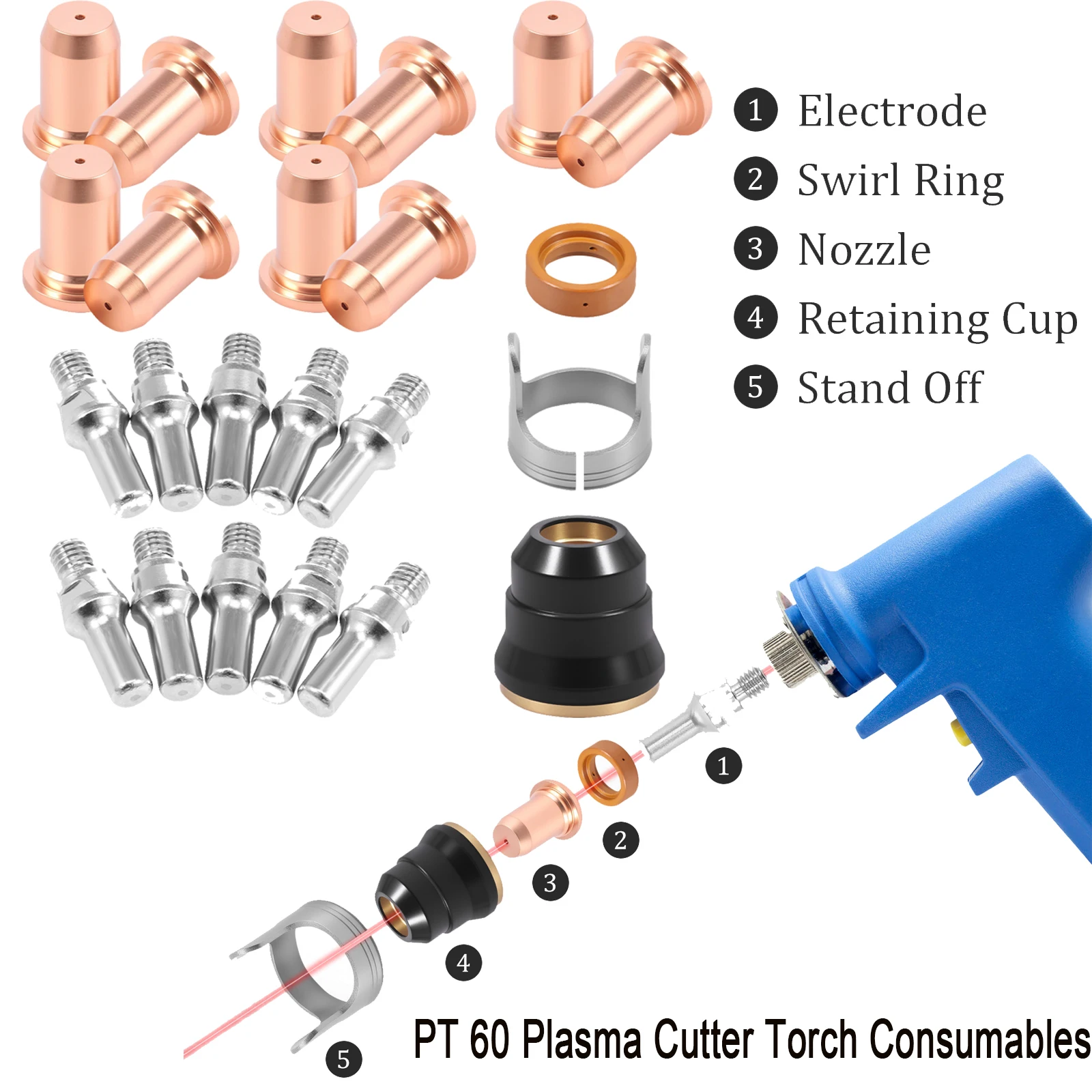 

Наконечник плазменной резки PT 60 с электропроводностью, термостойкостью 0,9 мм, 1 мм, крышка электродного экрана/подставка/свинцовое кольцо