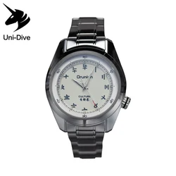 PT5000-reloj mecánico automático para hombre, cronógrafo Retro de zafiro, clásico, de lujo, de acero inoxidable, luminoso, 20Bar, novedad de 2024