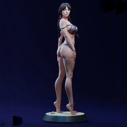 Kit de modelo de resina 3D gris DIY, miniatura para coleccionistas