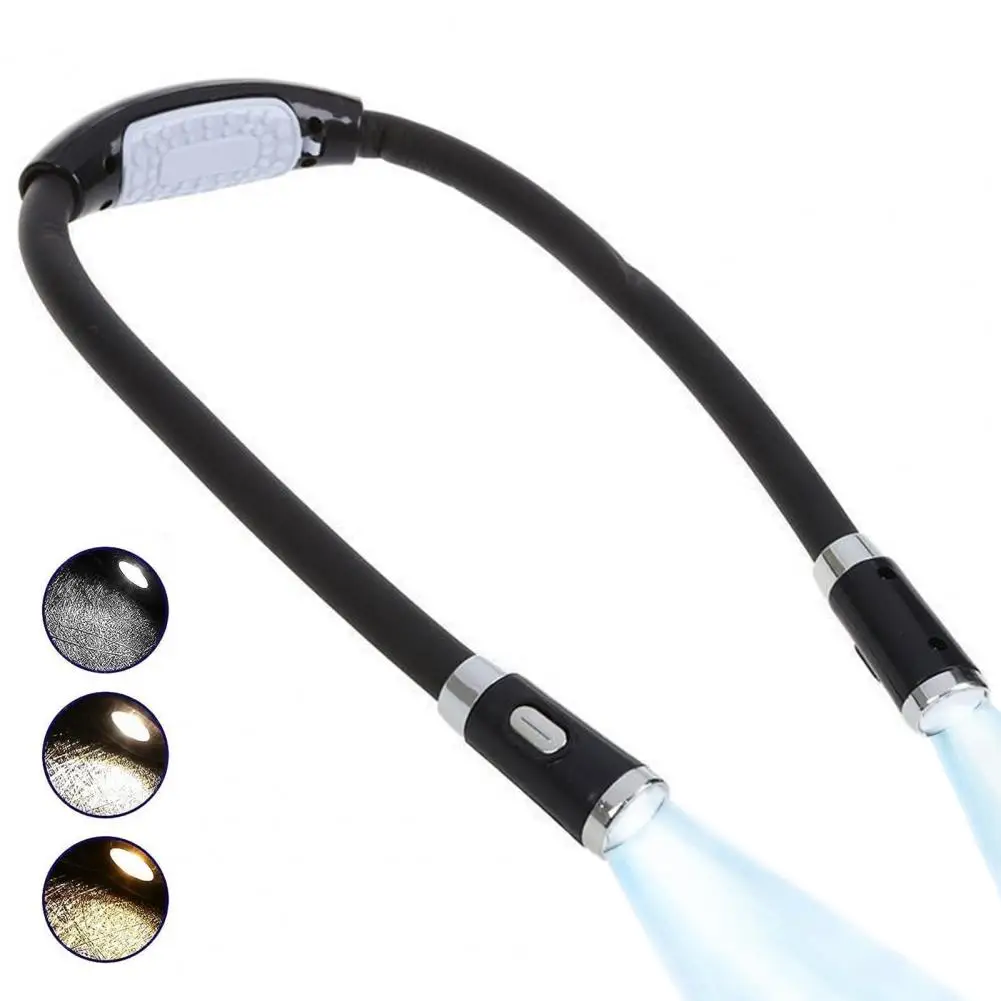 Flexible Neck Light Rechargeable Hanging Neck Reading Light Hands-free Flexible Lightweight for Comfortable Wear 3 for Repairing