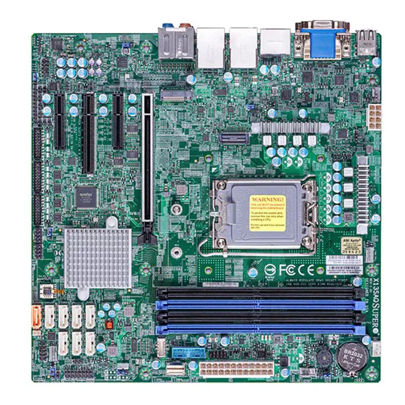 

X13SAQ для Supermicro ATX LGA-1700 125W материнская плата 12-го поколения i9/i7/i5/i3 процессоры pcle 4,0x4 DDR5-440MHZ протестированы по одному