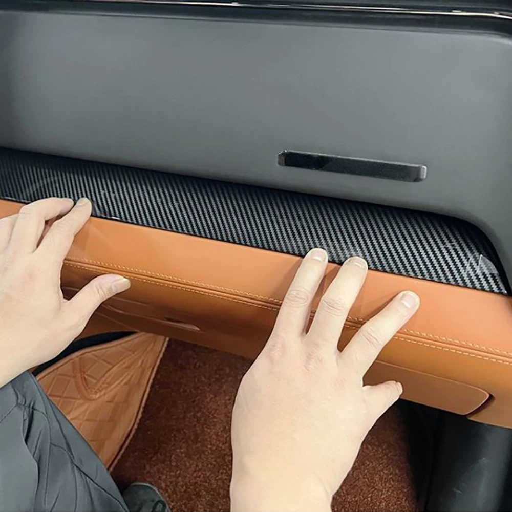 

ABS Carbon Fiber Color Central Console Cover Fit for BAIC Jishi Polestone Rox 01 Car Interior Styling Modification Accessory