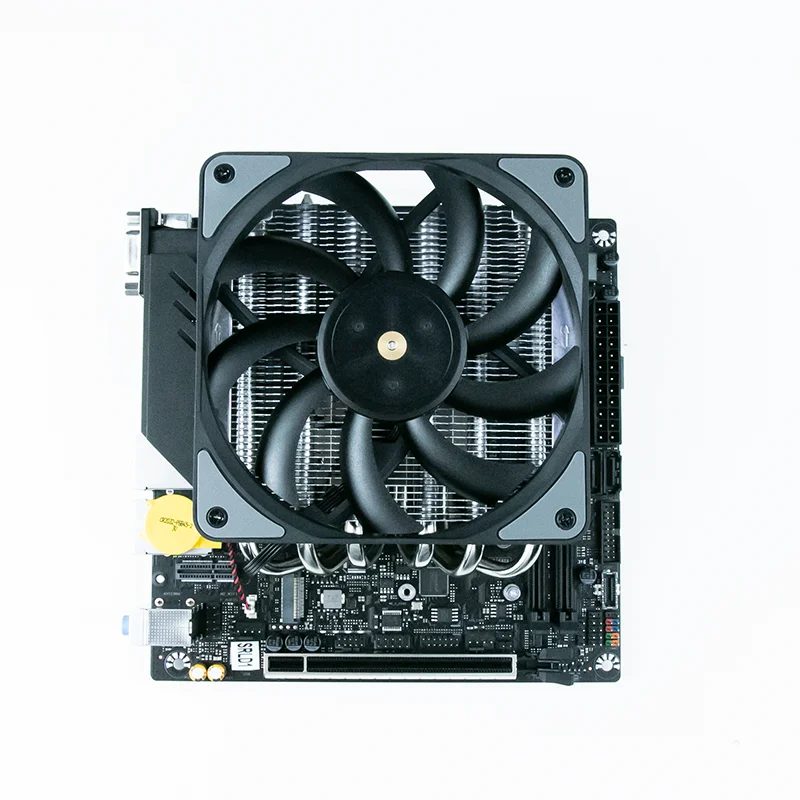 Erying Low-Profile-Kühler Push-Down-CPU-Luftkühler ER6175-LP(75mm) angepasst für 11. 12. Generation MINI-ITX Motherboard