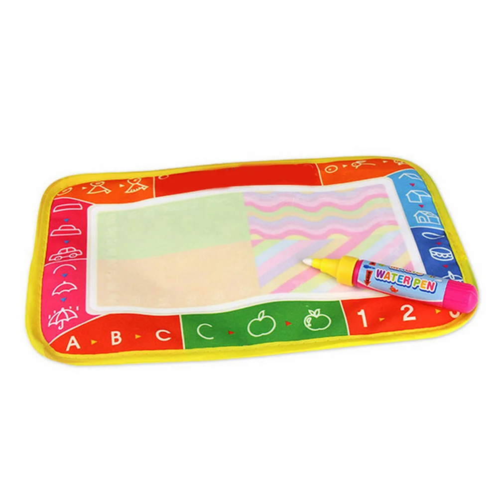 

Kids Water Painting Mat 26x16.5cm Aqua Drawing Pad Educational Doodle Mat Pen Magical Disappearing Water Drawing Creativity