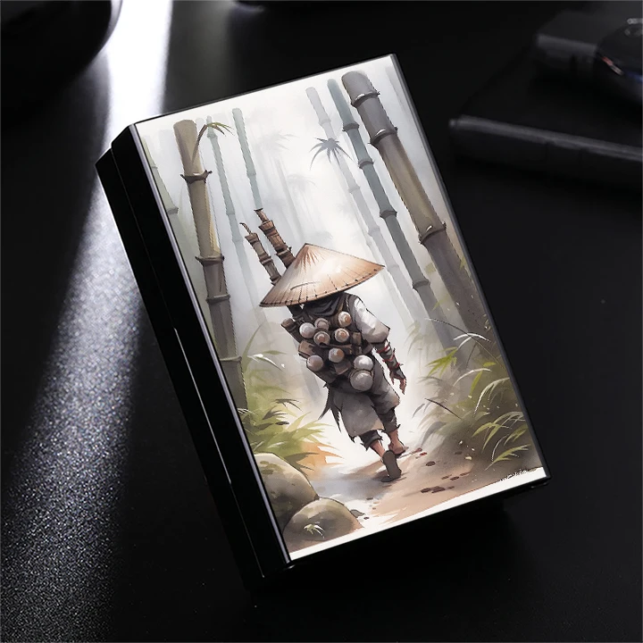 Martial Arts Image Theme, Men\'s Cigarette Case, Cigarette Case, Birthday and Holiday Small Gift Cigarette Case