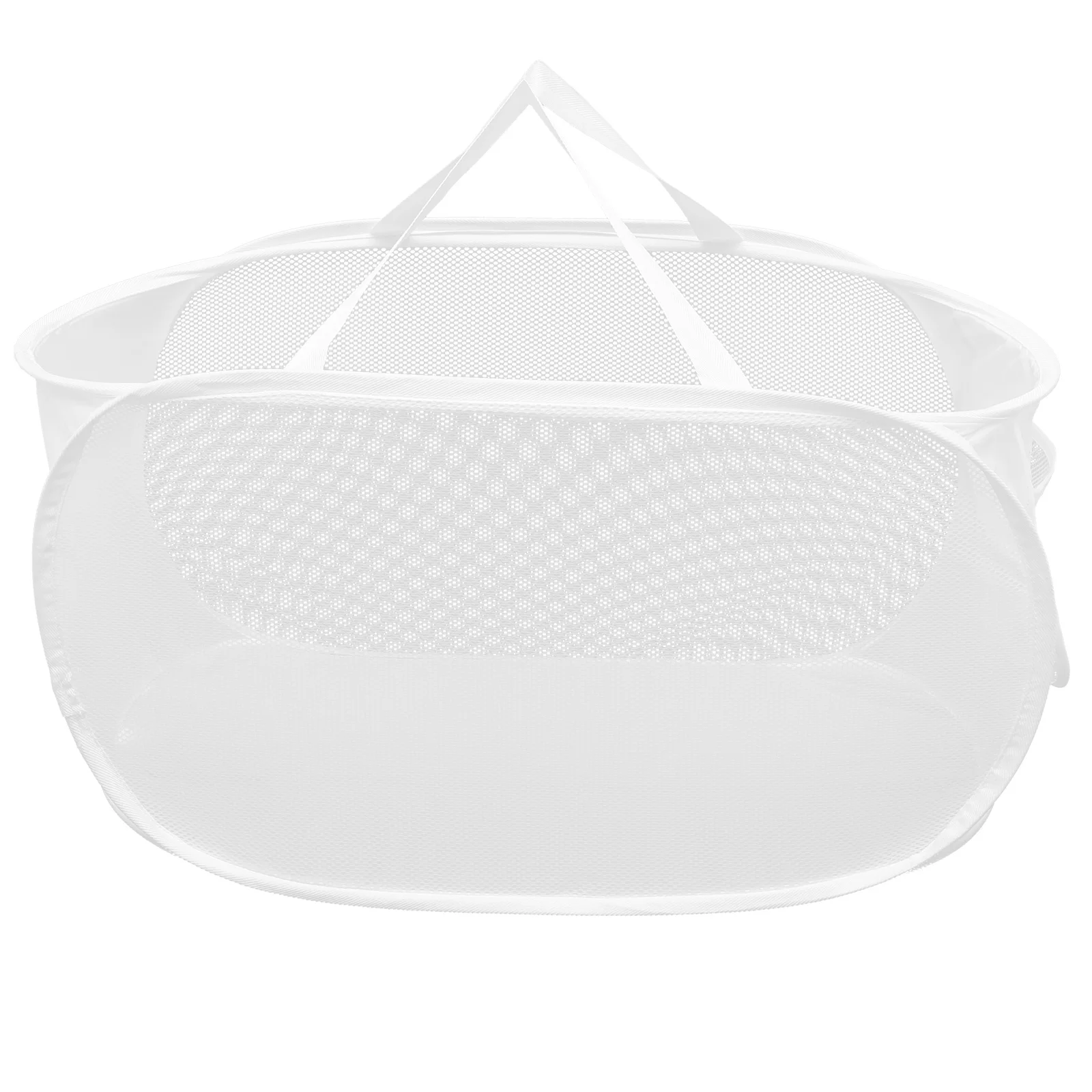

Portable Dirty Laundry Basket Large Storage Foldable for Clothes Hamper Mesh Nylon Child Sorter