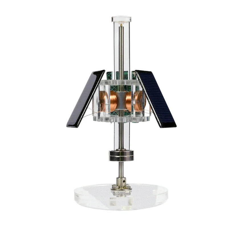 Vertical Motor Brushless Scientific Teaching Experiment Model Creative Levitation Gifts Magnetic Solar Motor Three-sided