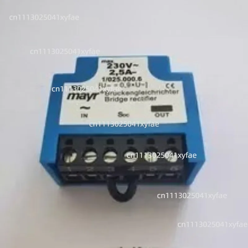 1Pcs Half-Wave Rectifier Module for Motor Brake 400V 3A Replacement Compatible with 1/024.000.6