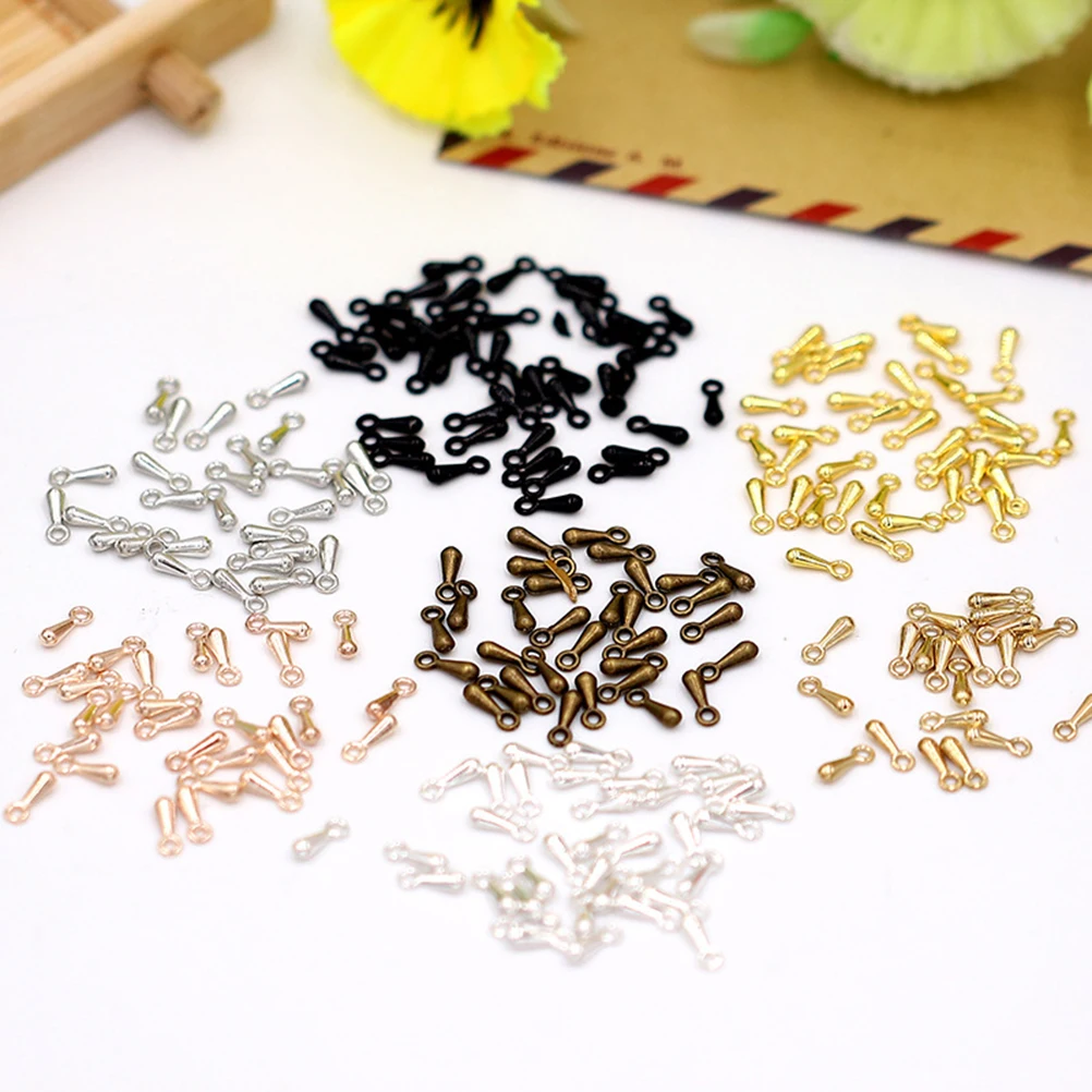 

1000Pcs Alloy Pendants Water Drop DIY Jewelry Making Necklace Bracelet Earring Accessories Craft Holiday Gift Charms