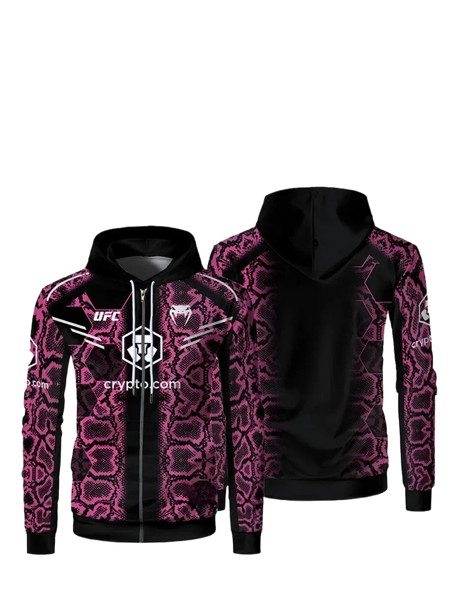 

The best-selling Ufc extreme boxing Sanda fighting zipper hooded casual jacket in the new autumn and winter season