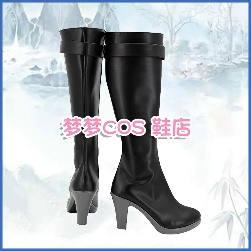 Mitsuru Kirijo Scarpe Cosplay Gioco PERSONA 3 Ricarica Mitsuru Kirijo Stivali