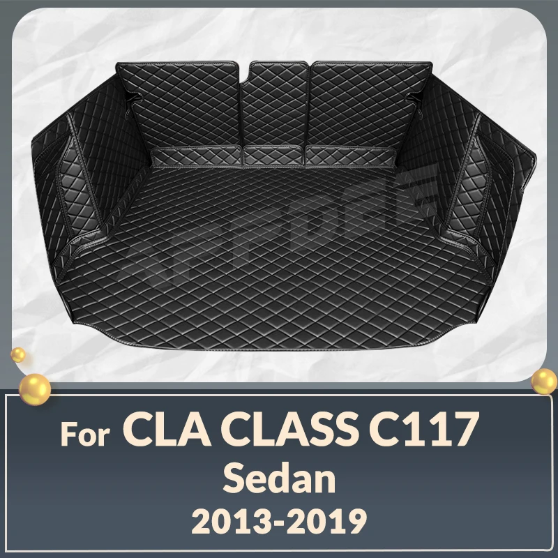 

Коврик для багажника с полным покрытием для Mercedes Benz CLA Class Sedan C117 2013-2019 18 17 16, защитный коврик для автомобиля, аксессуары для защиты интерьера