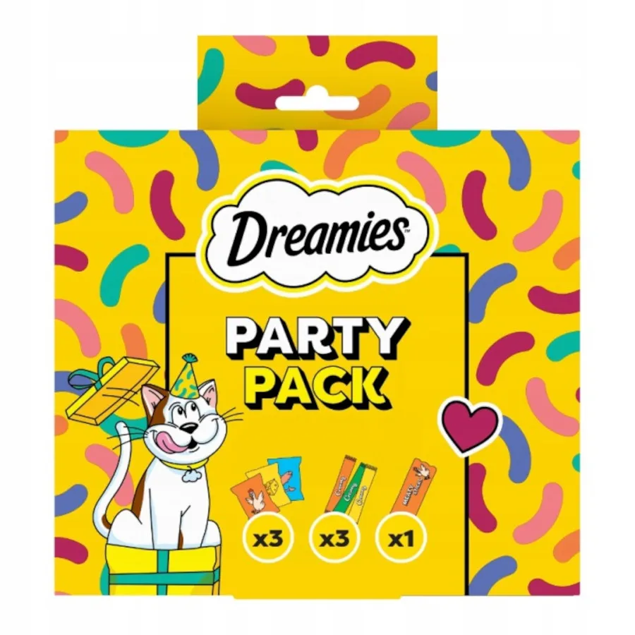 Lekkernijen voor Katten Dreamies Partypack 150g