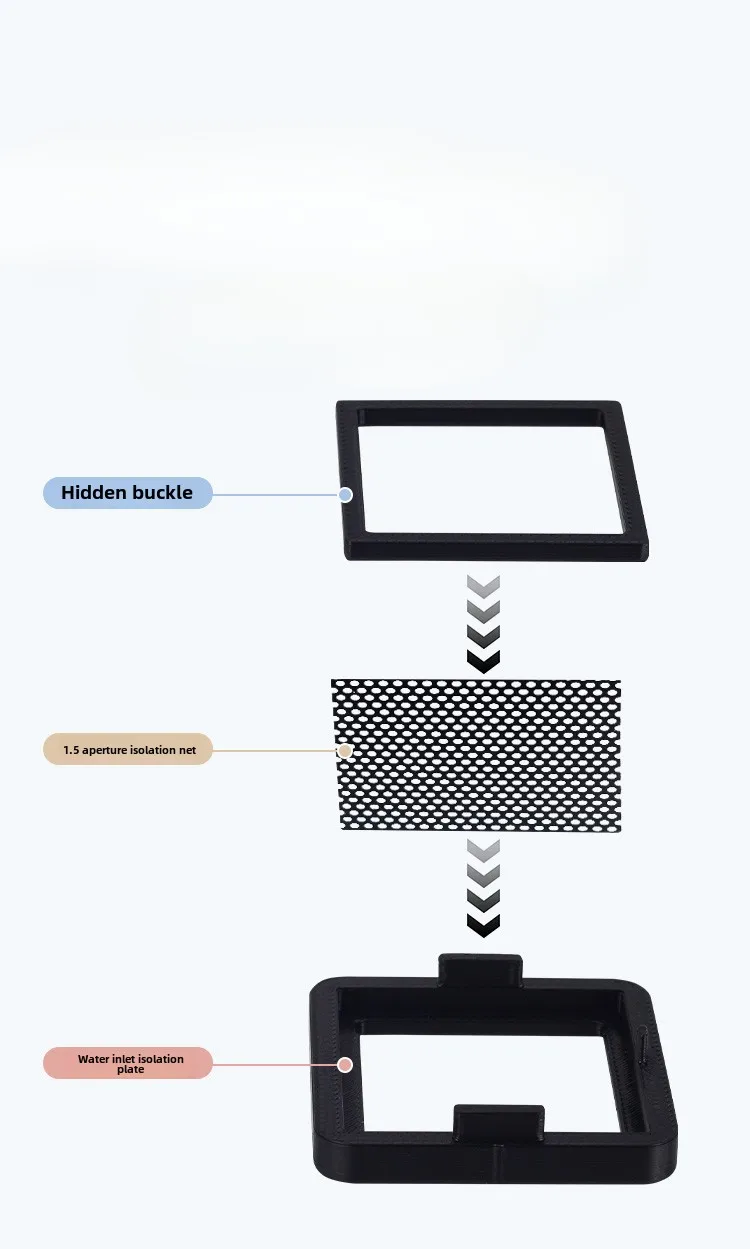 Para Xiaomi Mijia, modificación inteligente de acuario, pegatinas inferiores de plano posterior, accesorios de importación y exportación, bloqueo de arena de paisaje acuático