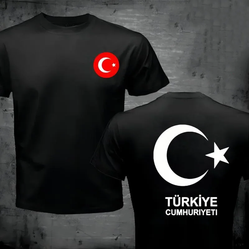 Front Back Printed Turkey T Shirt Casual Footballer Legend Soccers Tee Shirt Funny Turkish Flag T-shirt Gokturk Flag Turk Tshirt