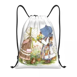 Custom Sarah Kay Children's Painter Artist Drawstring Backpack Bags Women Men Lightweight Gym Sports Sackpack Sacks for Yoga