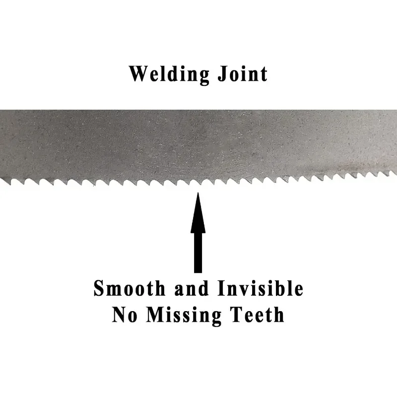 Dekoly Tooth Band Saw Blade 1575mm X 6.35mm X 6TPI (2 Blades Pack) BandSaw Blades  Woodworking Cut Wood Plastic