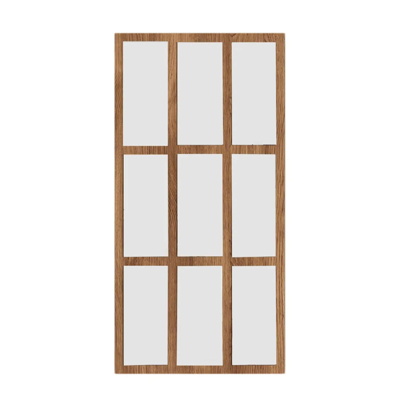 مرآة حائط مزخرفة، مرآة حائط نافذة مقلدة للحمام في غرفة المعيشة #1