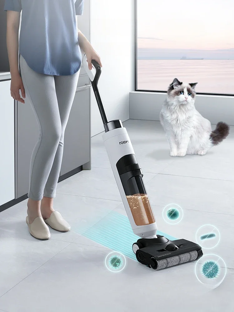 New ROIDMI NEO Intelligent Wireless Washing Machine Suction and Drag Integrated Self-cleaning Household Hand-held Vacuum Cleaner