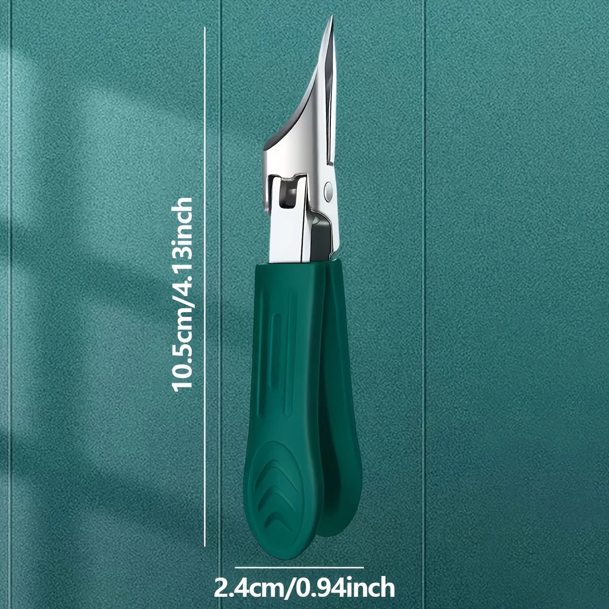 ماكينة تشذيب الأظافر الاحترافية - تصميم بزاوية، وواقي أمان وقبضة ناعمة. صديقة للكبار. هدية مثالية.