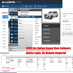 2025 Alldata Online Account Auto Data Haynes Pro Mit-chell Repair Diagram Workshop Car Repair Software Support Mobile Login