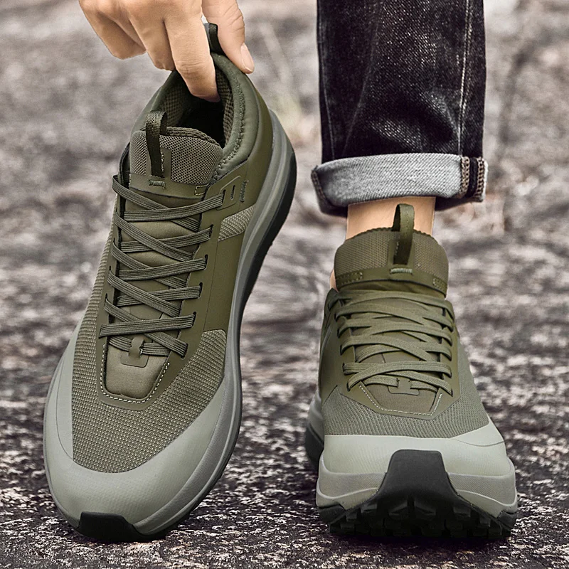 Men's Hiking Shoes 2025 Autumn Anti Slip Wrapped Cushioning Lightweight Outdoor Hiking Shoes Size 38-45