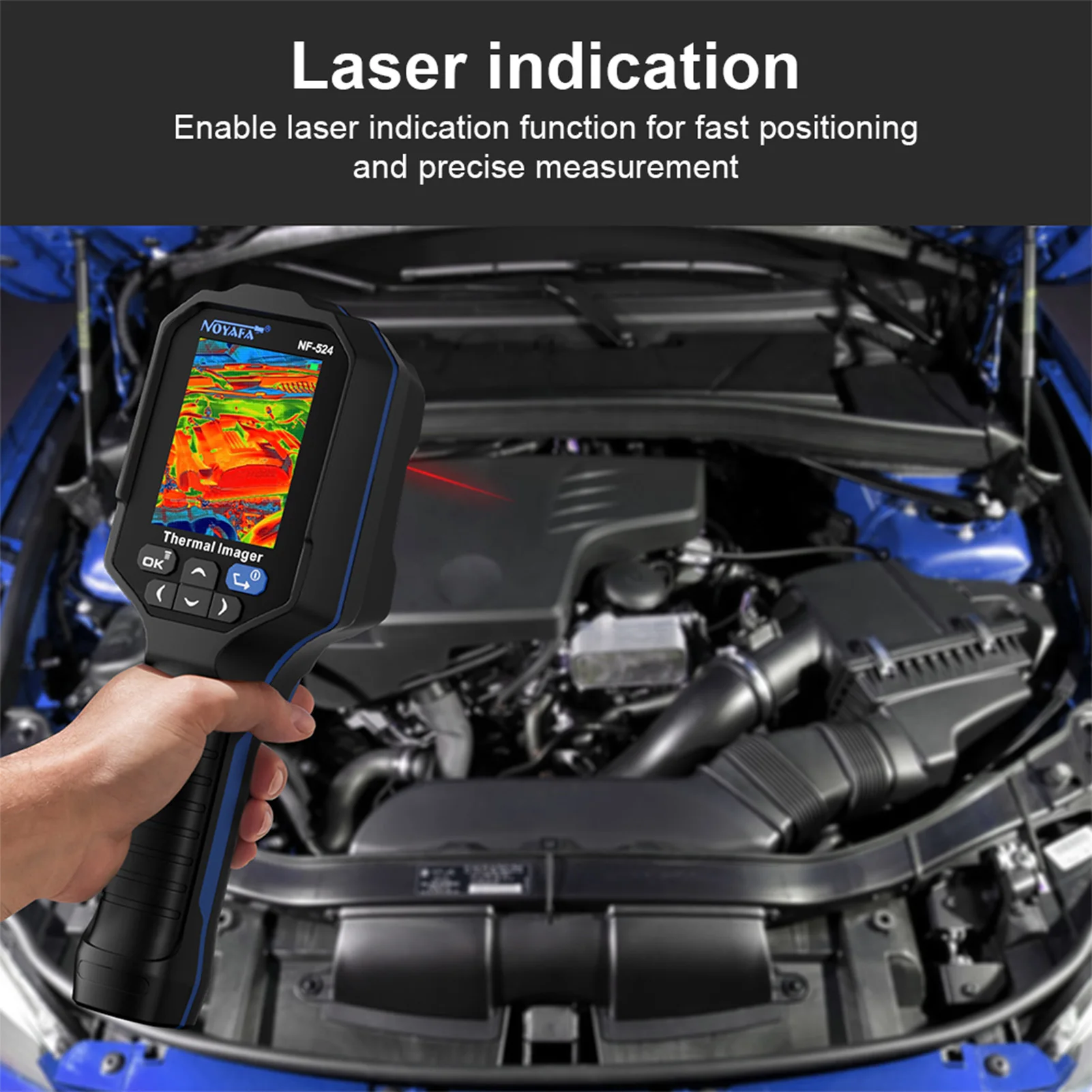 NF-524 Infrared Thermal Imager 120*90 Handheld Testing Imaging Camera PCB Circuit Temperature Meter Inspect Tool