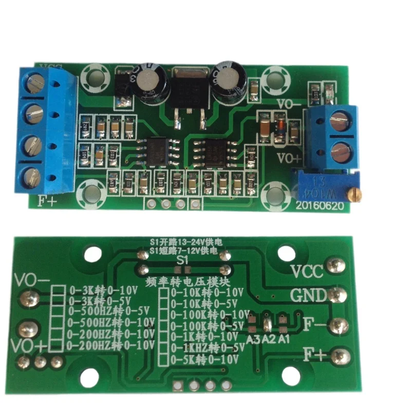 F/V Conversion Module Frequency Conversion to 0-10V/5V Voltage Digital to Analog Frequency Voltage Converter