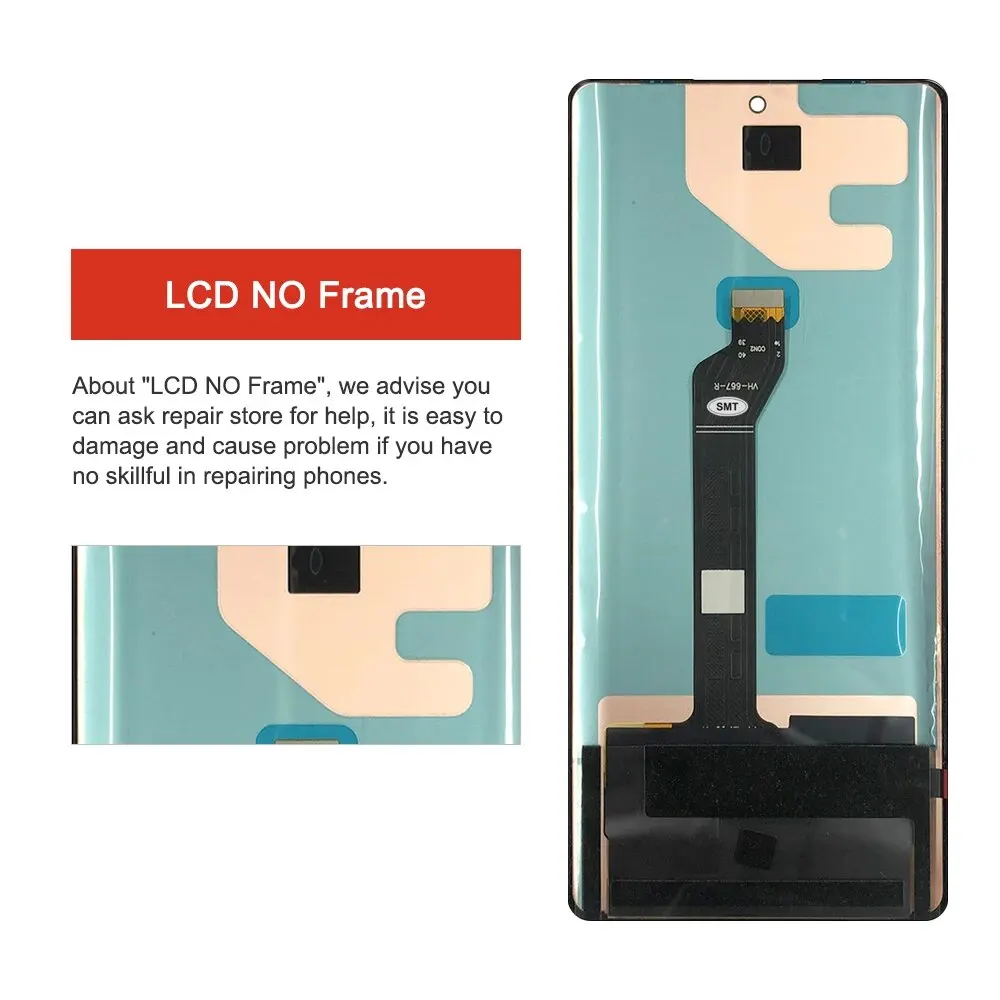 Imagem -04 - Original Lcd Display Touch Screen Digitizer Assembly para Huawei Honor 70 Fne-an00 Fne-nx9 6.67 Novo